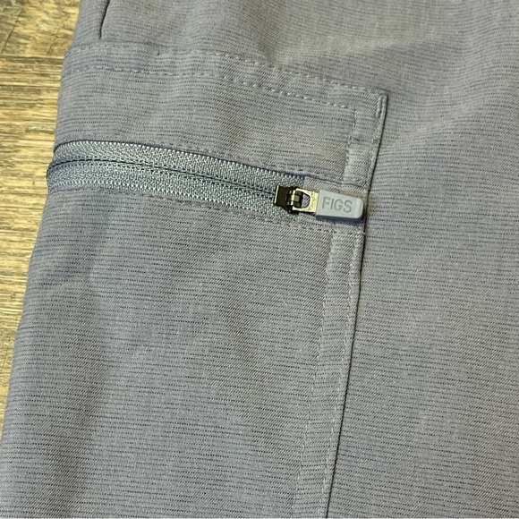 FIGS Technical Collection Zamora Jogger Scrub Pants XS Gray Drawstring Pockets - Picture 6 of 9